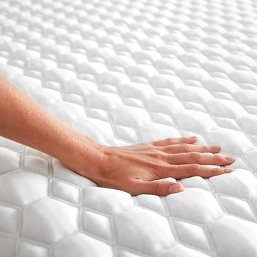 hand testing mattress comfort