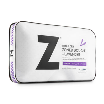 Zoned dough lavender pillow